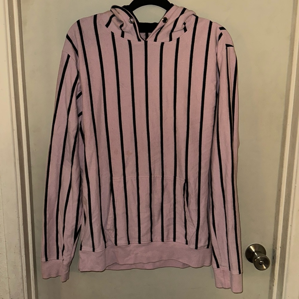 Free ‘n radical striped hoodie